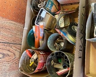 assorted garage items