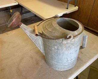 galvanized watering cans