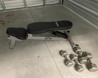 PowerBlock Weight Bench and Weights