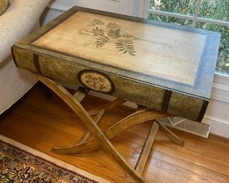 "BOOK" Tray/Side Table/Drawer