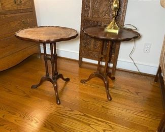 Pie Crust Side Tables