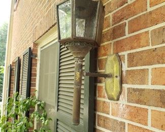 Outdoor Brass Light Fixture