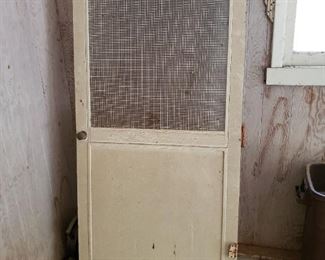 Exterior Door with Mesh