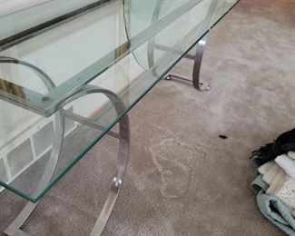Glass Entryway Table