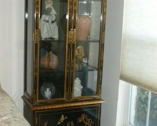 Asian style curio cabinet