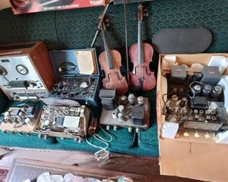 ALTEC TL 608 & TL 217B HOLLYWOOD CAL. ALTEC A-323B 1949 TUBE AMP