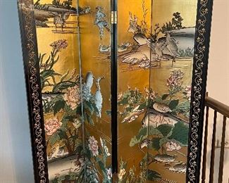 Asian screen/room divider 64"W x 72"H 