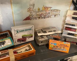 Train set, most in original boxes 