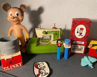 Antique Mickey Mouse 
Slinky with box