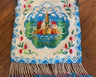 Antique Beautiful Handmade Beaded Purse from Hungary 