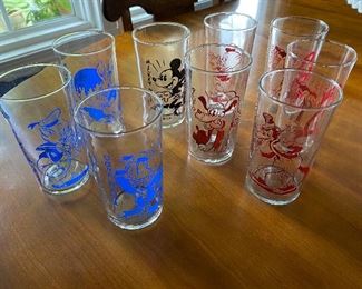 1930's 
Mickey Drinking Glasses 