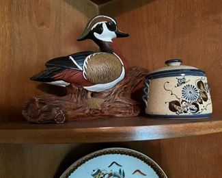 Mexican and duck decoy style pottery