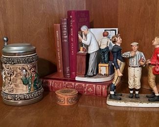 More fun stuff - baseball figurines, doctor figurines