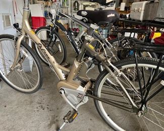 LA Free Electric assist bicycle - his and hers