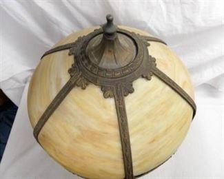 VIEW 5 18IN SLAG GLASS PARLOR LAMP