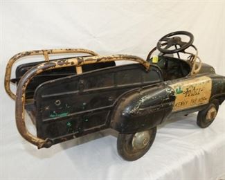 VIEW 6 EARLY POLICE PEDAL CAR