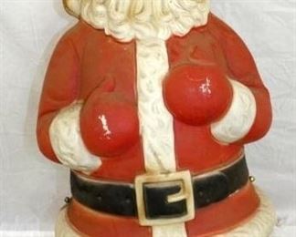 38IN ANIMATED STORE SANTA CLAUS LIGHTUP