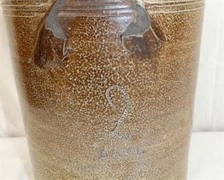 2G. SIGNED EA POE CROCK