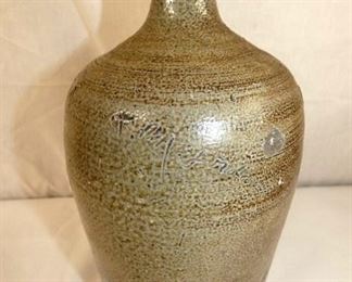 1G. SIGNED SALT GLAZE JUG