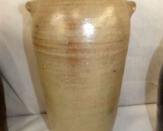 4G. UNSIGNED CRAVEN SALT GLAZE CHURN