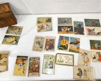 WONDERFUL COLLECTION HALLOWEEN POSTCARDS