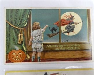 VIEW 2 CLOSEUP HALLOWEEN POSTCARDS