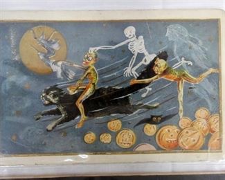 VIEW 2 CLOSEUP HALLOWEEN POSTCARDS