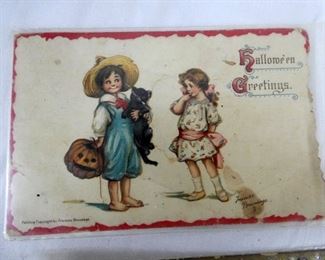 VIEW 2 CLOSEUP HALLOWEEN POSTCARDS