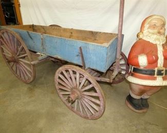 VIEW 9 EARLY OUTSTANDING BUCKBOARD WAGON