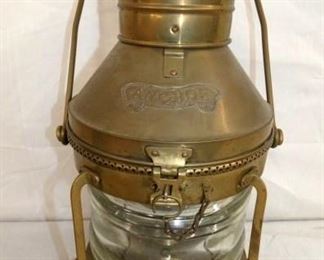 18IN BRASS ANCHOR LANTERN
