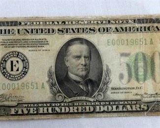 1935A $500 BILL