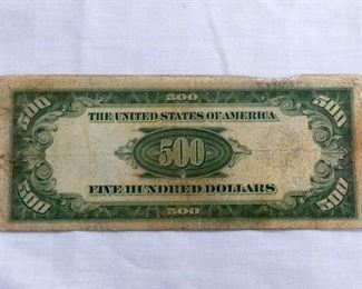 VIEW 5 $500 1934 BILL
