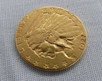 VIEW 2 CLOSEUP GOLD INDIAN