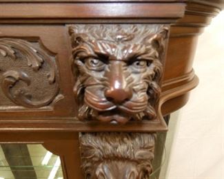 VIEW 8 VERY DETAILED LION HEADS