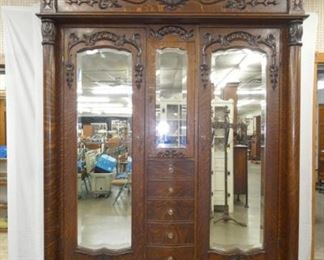 OUTSTANDING OAK KARGES WARDROBE