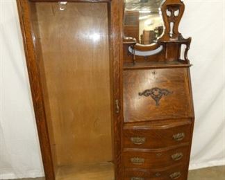 OAK SIDE BY SIDE SECRETARY