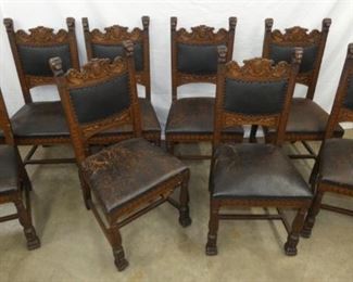 VIEW 4 SET 8 MATCHING HORNER CHAIRS