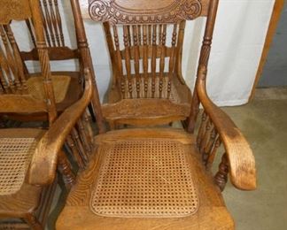 VIEW 2 INCLUDING (2) RARE ARM CHAIRS