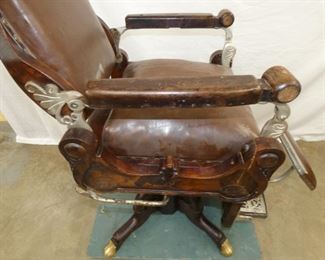 VIEW 10 LATE 1800'S BARBER CHAIR