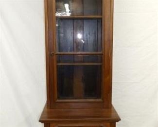 TALL VICTORIAN WALNUT BOOKCASE
