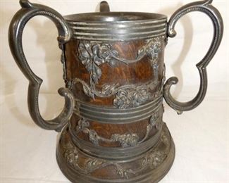 EARLY SILVERPLATED LOVING CUP