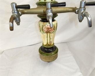 GERMAN MAJOLICA BEER TAP