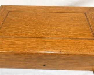 OAK DOCUMENT BOX