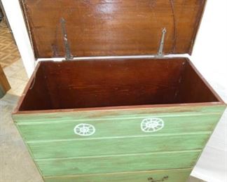 VIEW 3 INSIDE W/ BLACKSMITH HINGES