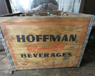 HOFFMAN BEV. CRATE W/ BOTTLES