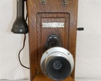 OAK WALL TELEPHONE
