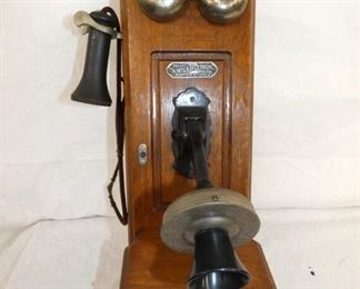 OAK WALL TELEPHONE
