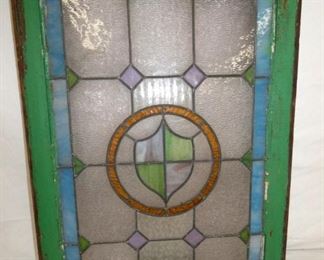 25X34 STAINED GLASS WINDOW