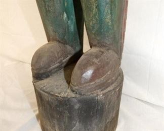 VIEW 3 BASE CARVED INDIAN