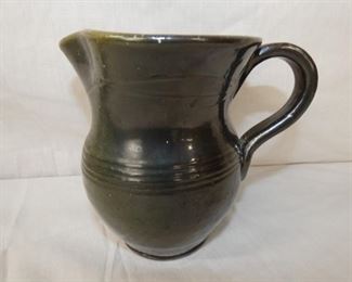 6IN JUGTOWN FROG SKIN GLAZE PITCHER